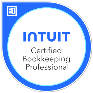 Intuit Certified Bookkeeping Professional badge